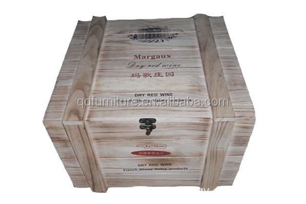 Wooden wine box