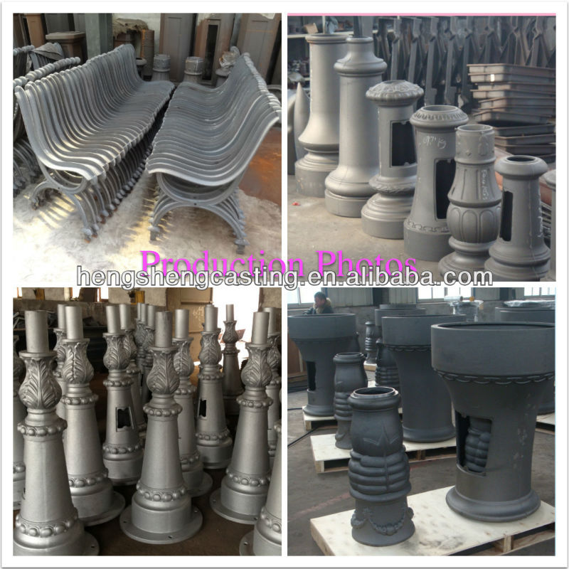 High Quality Cast Aluminum Lamp Pole base / Street Lamp Pole Base