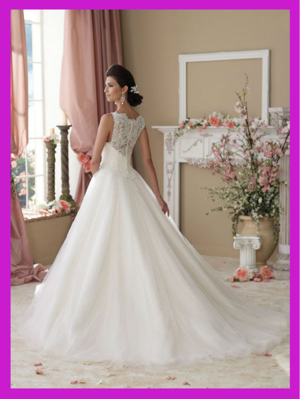 花嫁のL0595のためのチュールスカートと2014広州王女ヴィンテージレースのAラインのウェディングドレス問屋・仕入れ・卸・卸売り