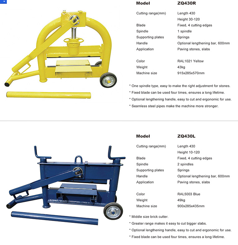 Construction Small Brick Cutter Making Tools Manufacture Buy