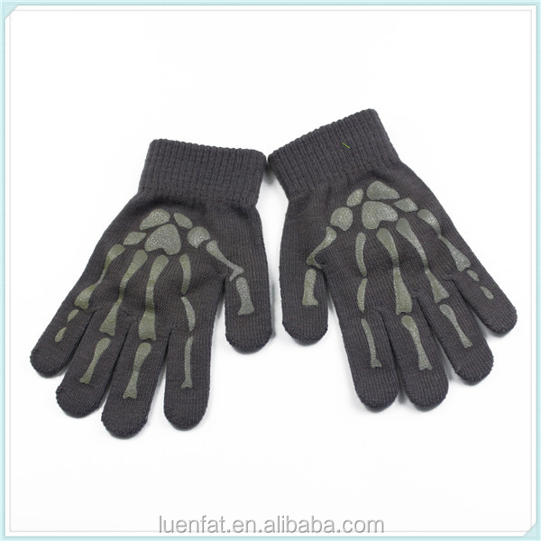 ポリエステルマイクロファイバーファッション大人ジャカード手袋を編んだ冬の手袋問屋・仕入れ・卸・卸売り