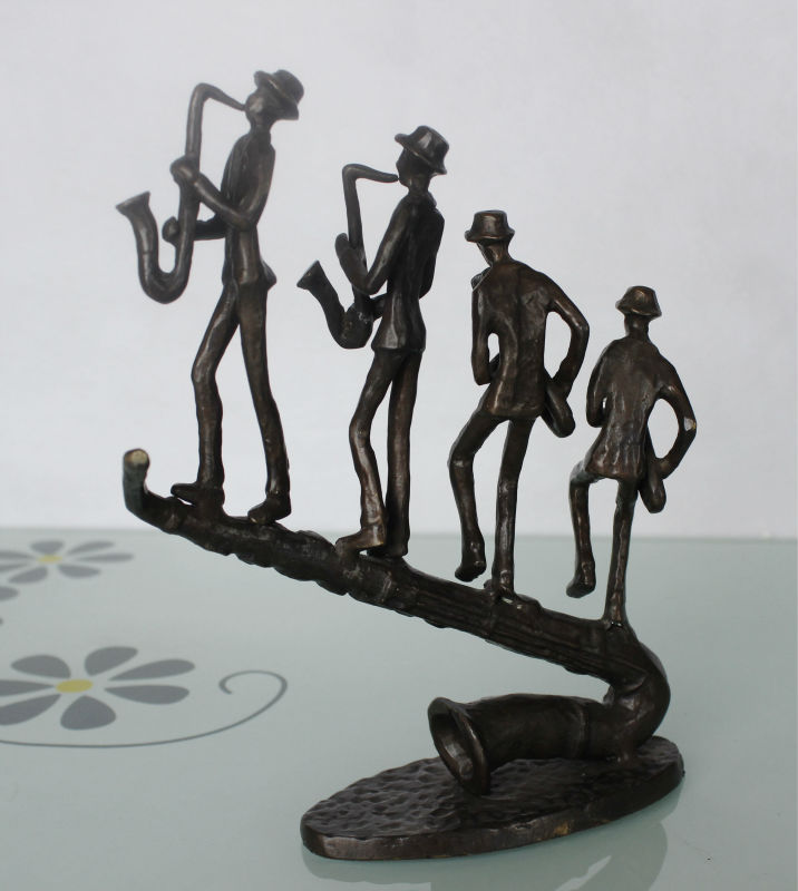鋳鉄製の金属の彫刻家の装飾のためのブロンズサックス仕入れ・メーカー・工場