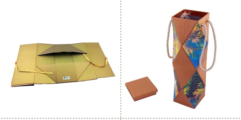 創造的な折り畳み式2014年ブラックワインボックス仕入れ・メーカー・工場