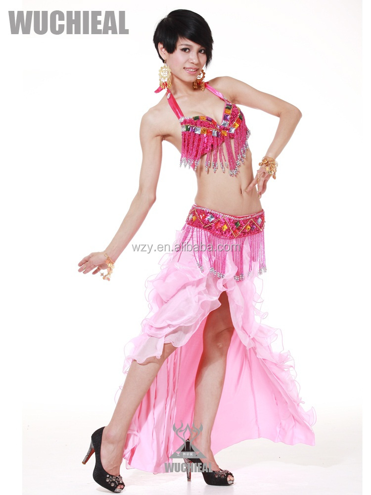 熱い販売の豪華なベリーダンスの衣装大人のためのステージパフォーマンス( qc1088)問屋・仕入れ・卸・卸売り