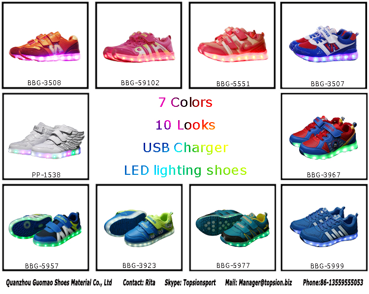 熱い販売の子供の靴スニーカー輝くledライト仕入れ・メーカー・工場