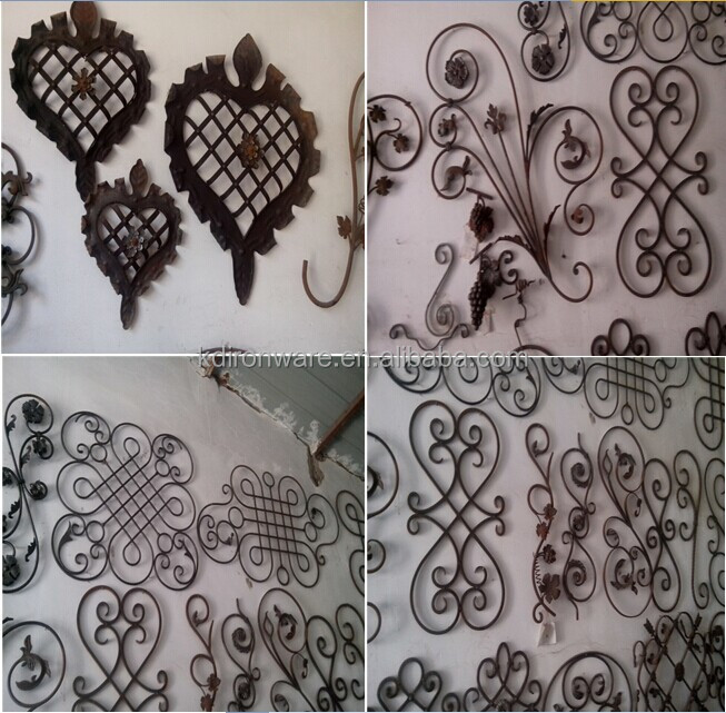 Nuevo diseño de paneles de la cerca de hierro forjado ornamental ...