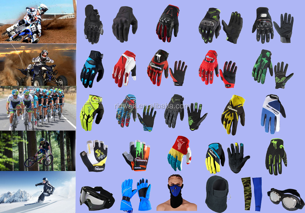 最高の防水青色rigwarl暖かい冬のファッションのスキー手袋問屋・仕入れ・卸・卸売り
