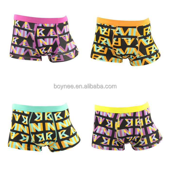 Fashion Men's British Boxer Briefs Printed Underwear For Boys Buy