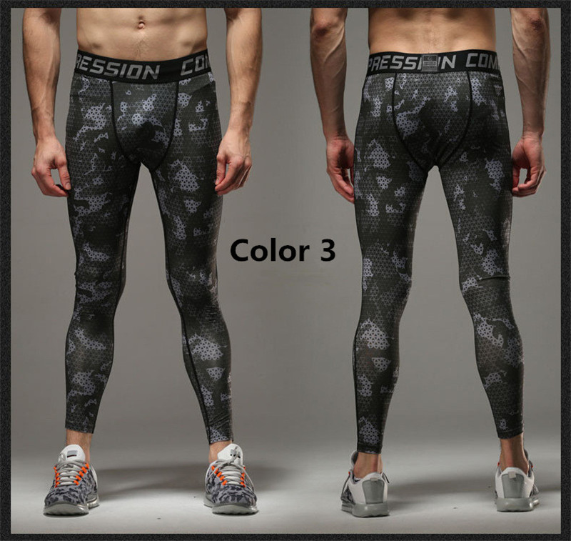 2015 プロ男性ボディービル皮膚タイツ パンツ トレーニング フィット ネス ジム圧縮パンツ仕入れ・メーカー・工場