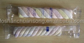 Down-paper pillow packaging machines for cotton candies, marshmallow(DCTWB-250X)