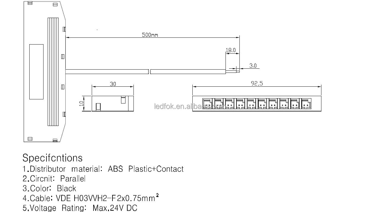 absled10ひだverteiler24v用ledライト仕入れ・メーカー・工場