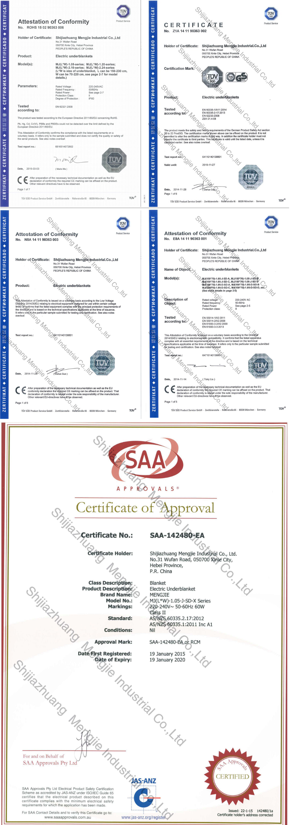 Intertek Approvaled Cotton Fabric Quilted Electric Blanket Buy 100