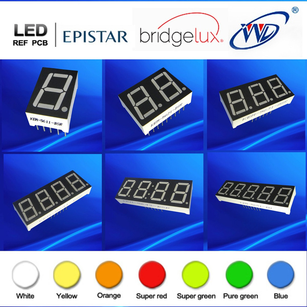numeric Display Function ultra red 0 56 inch 7 segment led display 2 digit