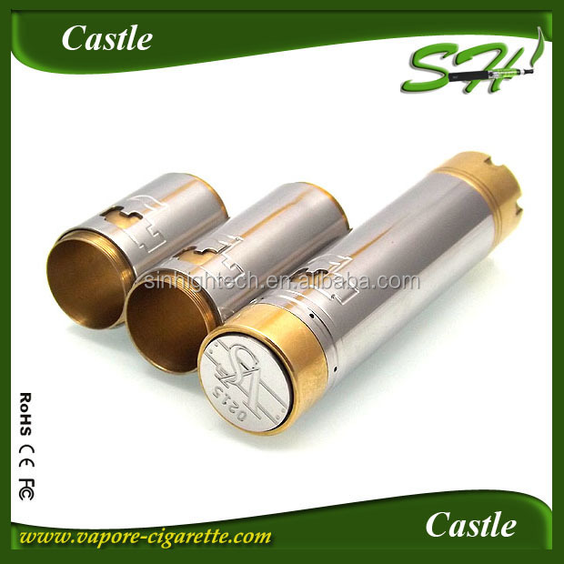 E cigarette mechanical castle mod with e cigarette factory price for castle mod
