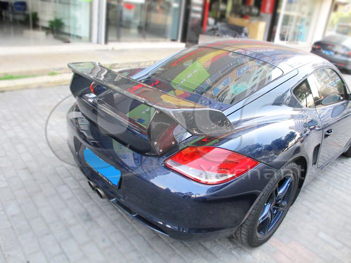 2006-2012 Porsche 987 Cayman & Boxster TechArt Style Trunk Spoiler CF with FRP Base (31).jpg