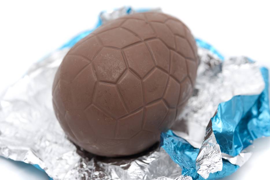 Customized hollow egg shape chocolate