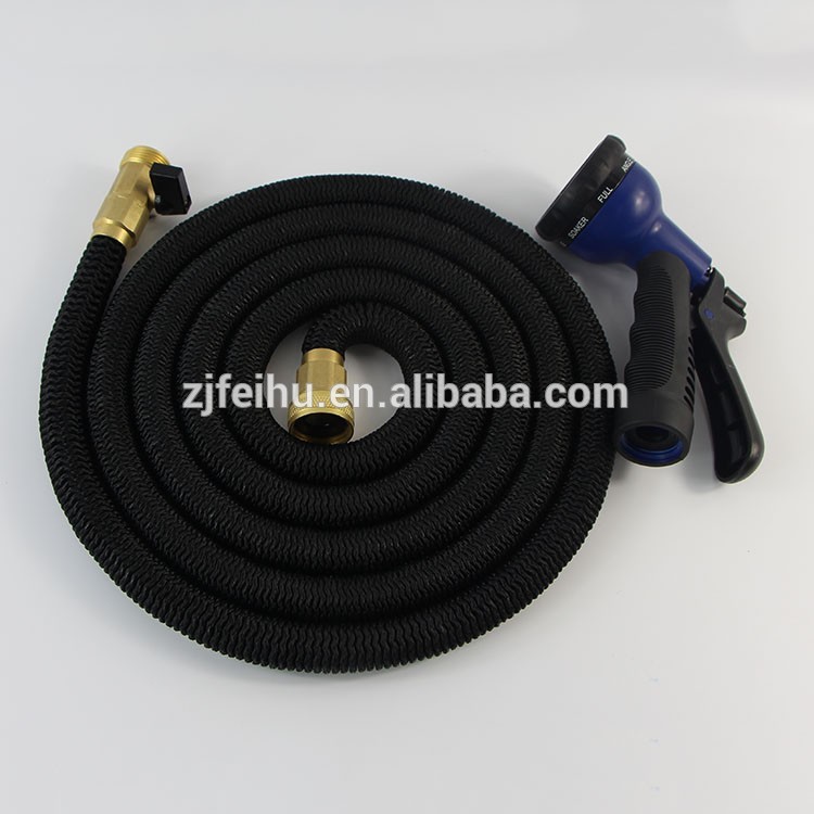 2016 innovative solid brass fitting garden hose with 8 pattern spray nozzle.jpg