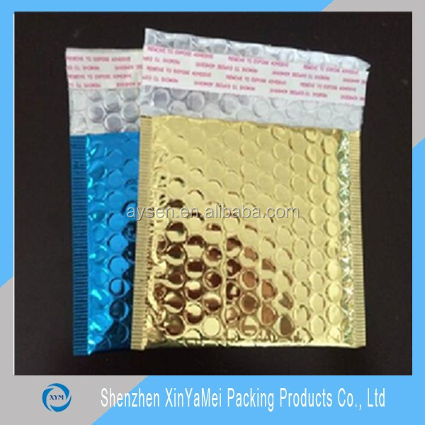 Gold Metallic Bubble Mail Bags