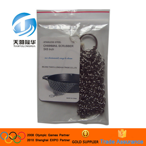 Food grade Stainless steel Weave Type Cast Iron Cleaner