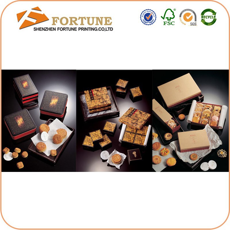 中国卸売2015カスタムクッキーボックス、 ビスケットボックス、 月餅ボックス販売のための問屋・仕入れ・卸・卸売り