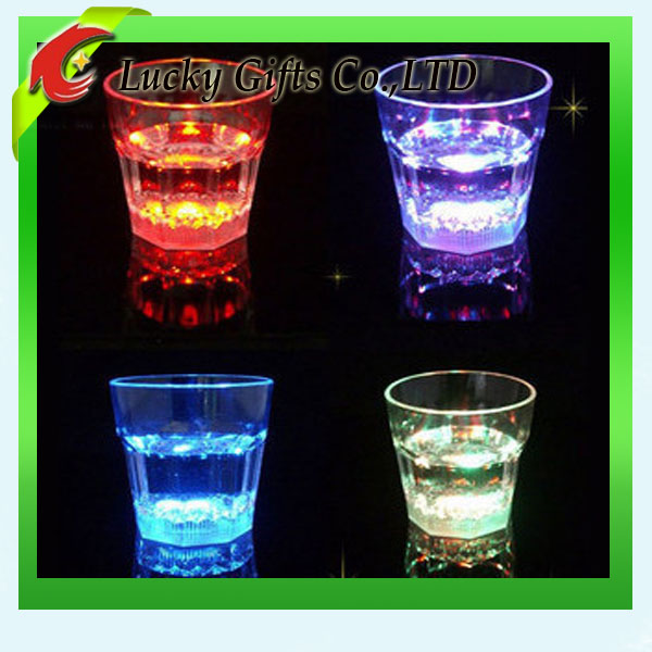 New Custom Multicolor LED Lighted Wedding Champagne Glasses