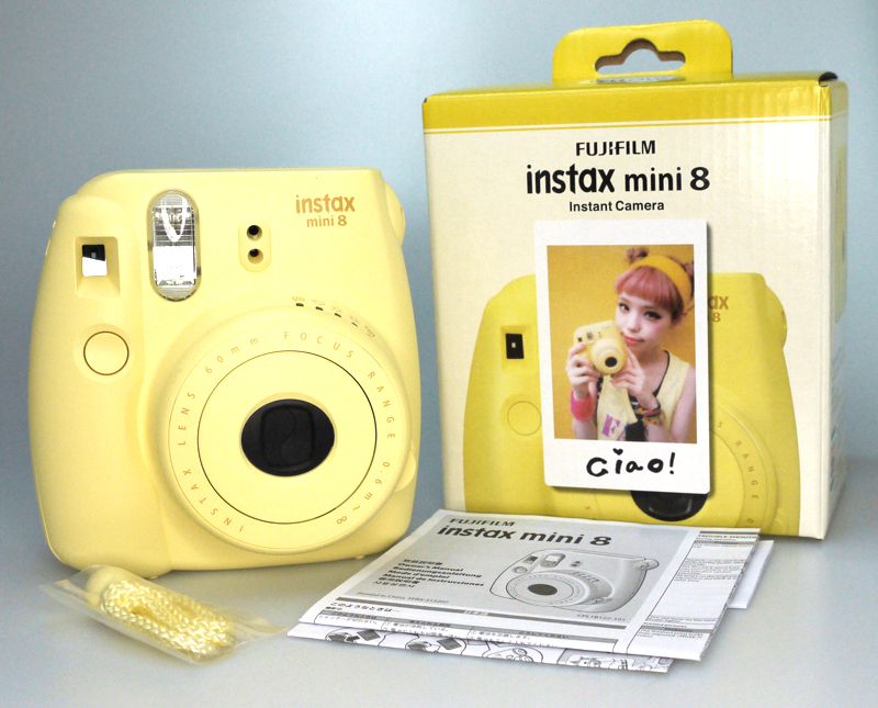 fujifilminstaxミニ8インスタントカメラfujifilmカメラ、 ピンク黄青白仕入れ・メーカー・工場