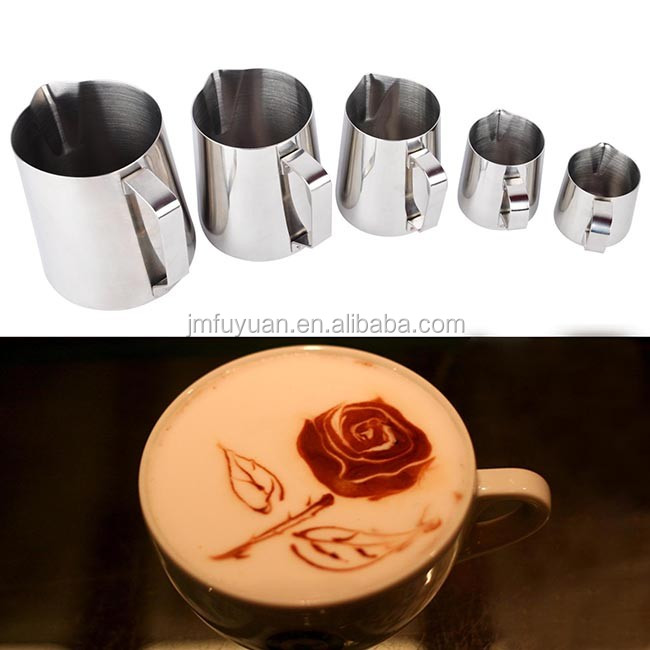 茶コーヒー泡立て泡ファンシー450ミリリットル600ミリリットルステンレス鋼ミルクピッチャー用カフェ仕入れ・メーカー・工場