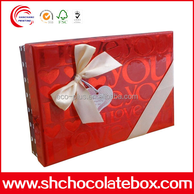 Fancy Rectangle Paper Chocolate Gift Box Wholesale