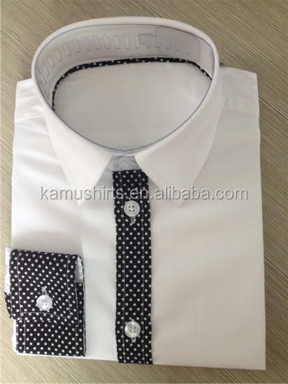White shirts for man boys shirts long sleeve shirt for kids children shirts仕入れ・メーカー・工場