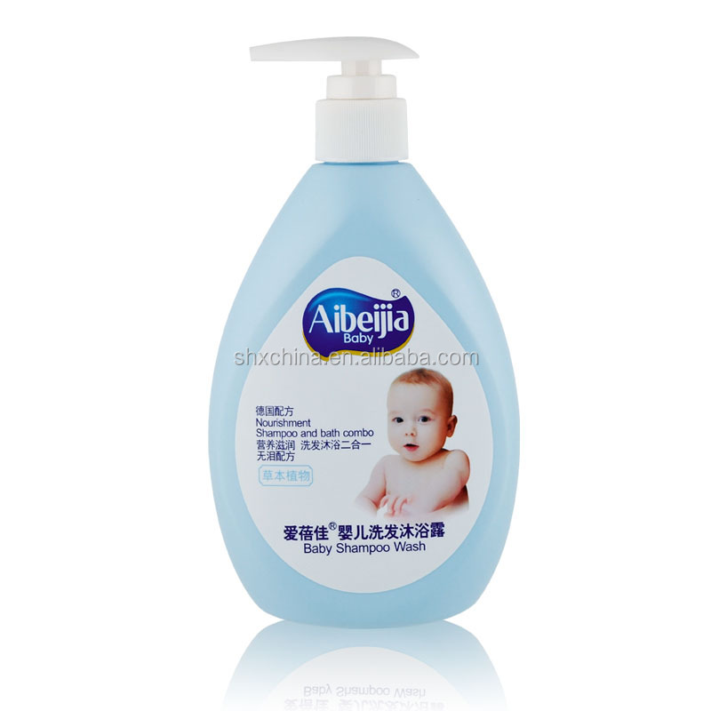 Aibeijia赤ちゃんブランド軽度式ヘッドにつま先幼児赤ちゃんと子 2で1シャンプーとシャワーバスジェル300ミリリットル500ミリリットルoem odm 問屋・仕入れ・卸・卸売り
