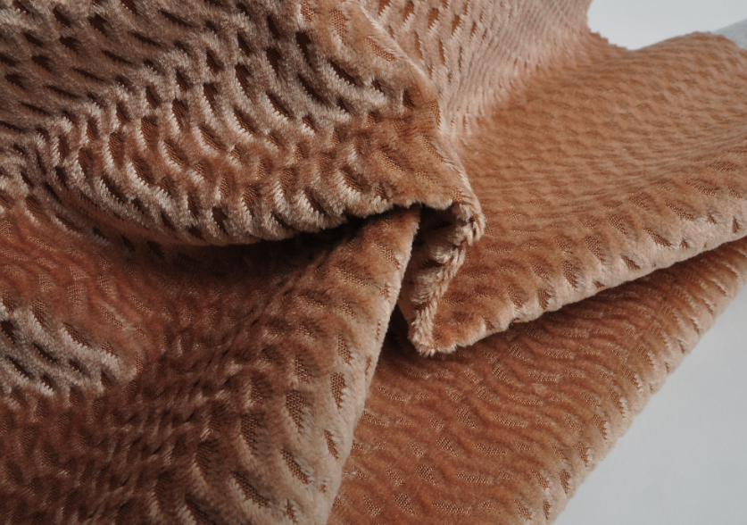 High Quality 100polyester Fleece Velvet With New Pattern For Sofa