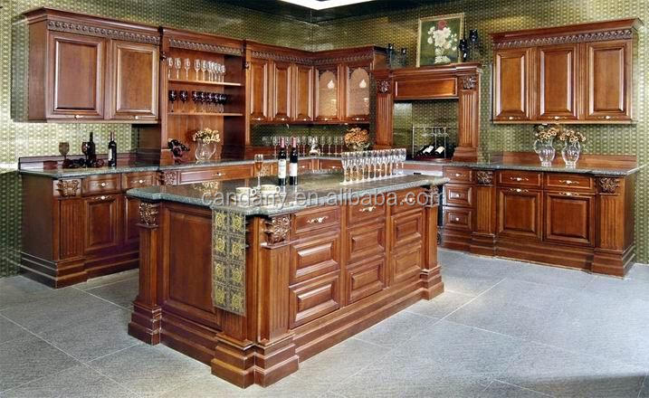 Buy Wholesale China Classic Solid Wood Kitchen Cabinet Set For Sale & Kitchen  Cabinet Set at USD 3500