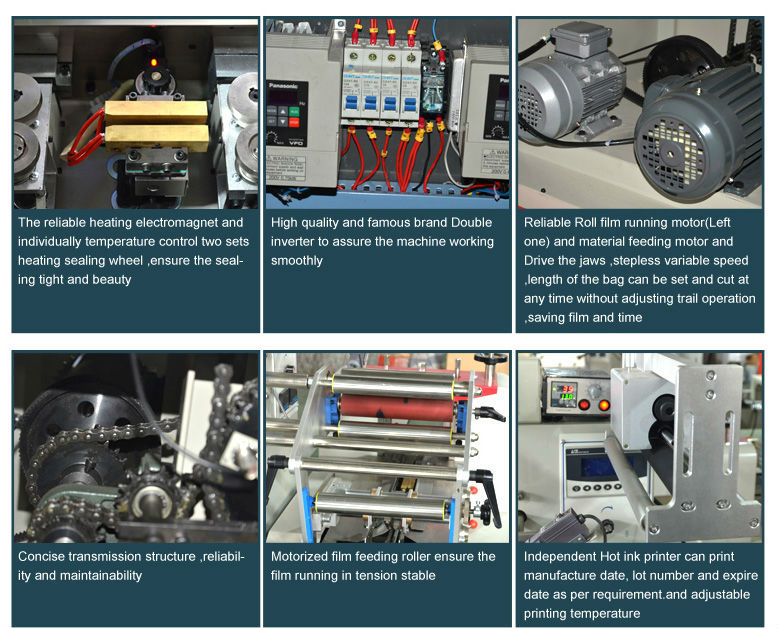 Automatic high quality chocolate bar flow packing machine
