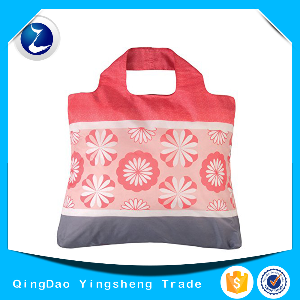 2015ファッション再利用可能な折り畳み式のショッピングバッグリサイクル袋仕入れ・メーカー・工場