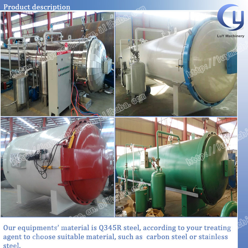 Rubber Pine Wood Impregnation Chemical Preservative Vacuum Pressure