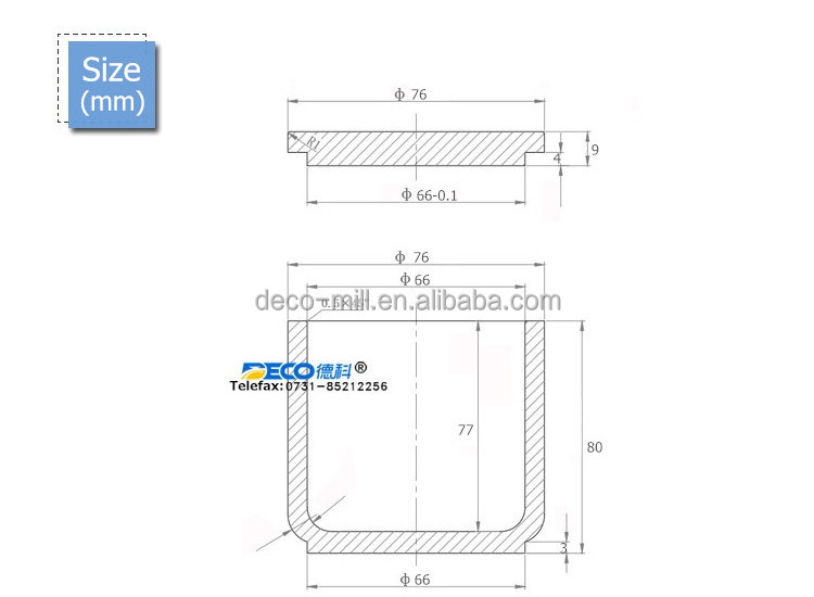 焼結コランダム250ミリリットル粉砕ジャー/アルミナセラミックボールミル用粉砕ジャー問屋・仕入れ・卸・卸売り