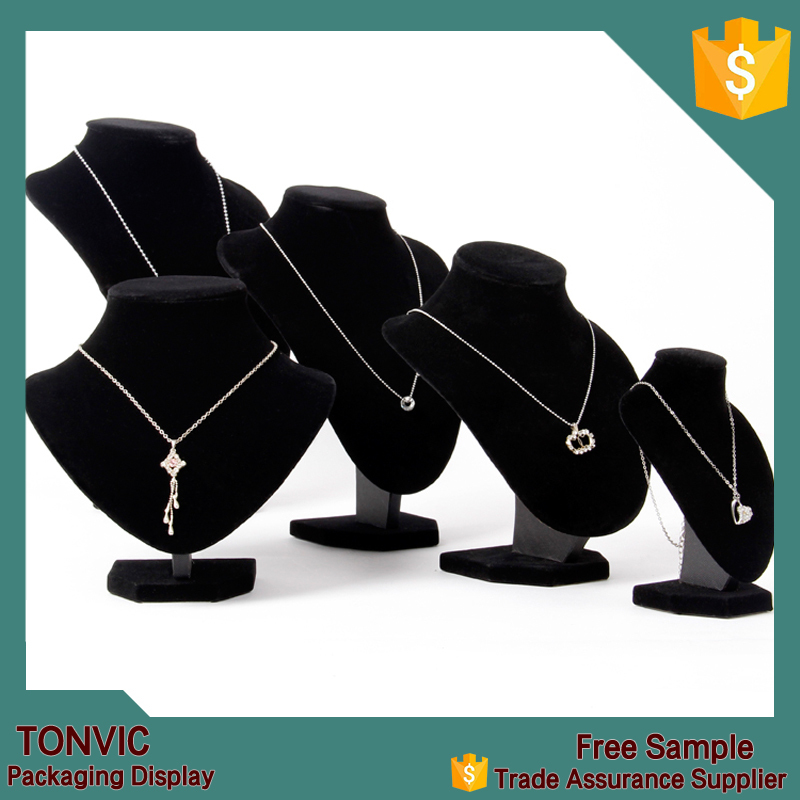 Leather Necklace Bust Display Stand Holder For Jewelry Manufacturer