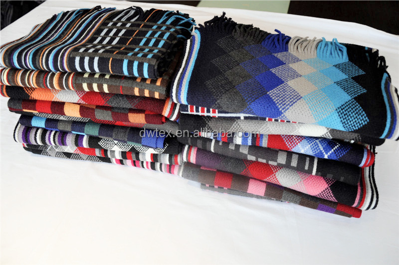 複数の色の卸売ファッショナブルなアクリル100％2014年ワープニットスカーフ問屋・仕入れ・卸・卸売り