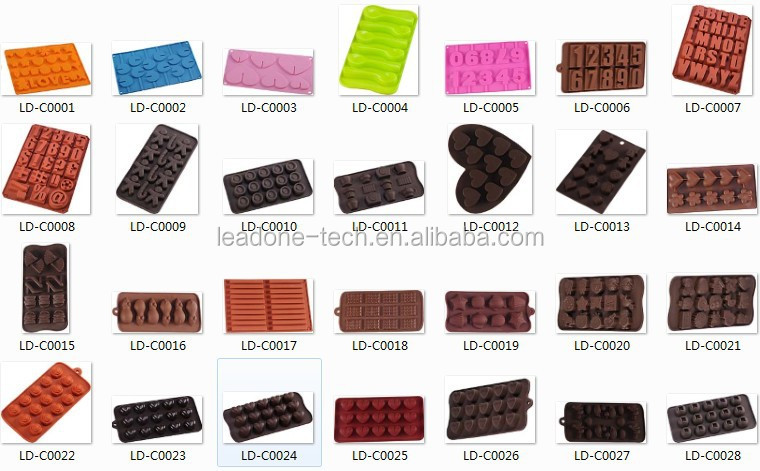 NEW Design egg shaped silicone chocolate mold, durable egg shaped mould