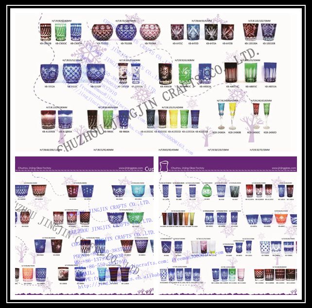 all glass tumbler combination