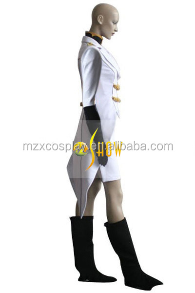 コードギアス新作アニメモニカkruszewski女性クールなコスプレ衣装ハロウィンパーティードレスアップスーツ白問屋・仕入れ・卸・卸売り