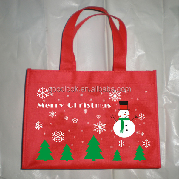 環境にやさしいクリスマスバッグ不織布クリスマスギフトバッグ問屋・仕入れ・卸・卸売り