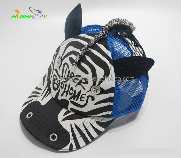 Zebra Style Children S Baseball Cap Kids Hats To Decorate Crazy