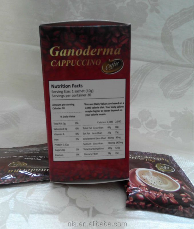 Reishi gano coffee Instant Ganoderma coffee cappuccino coffee Lingzhi