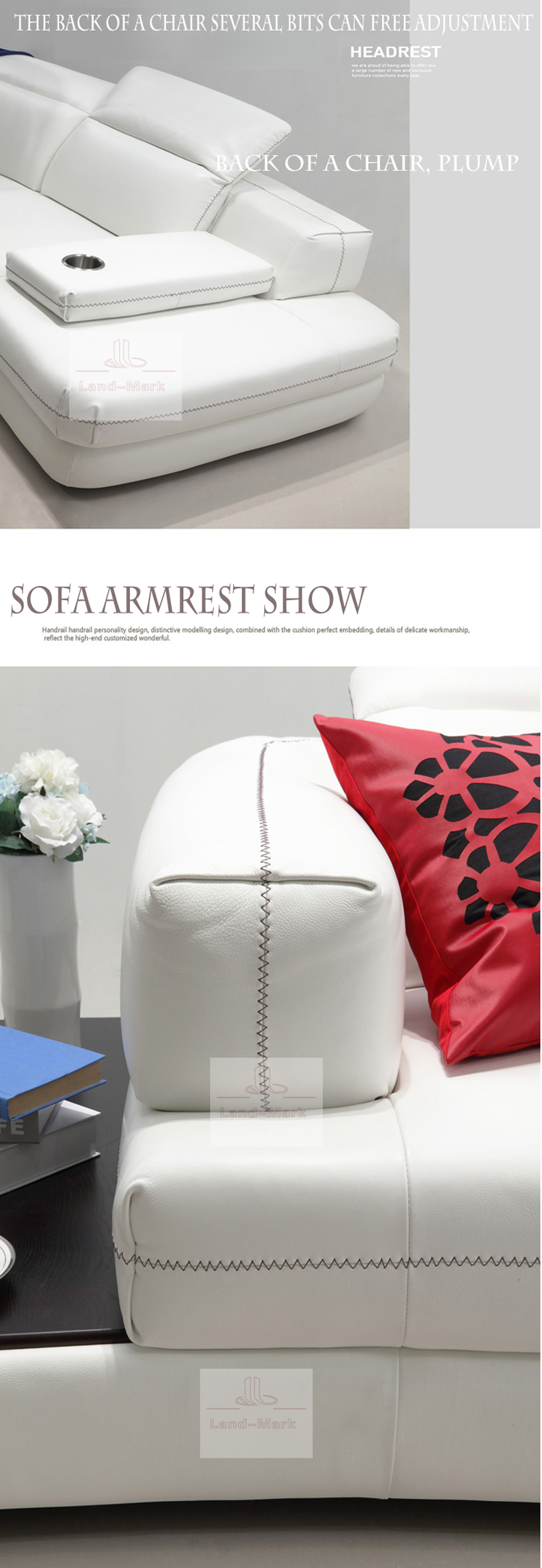 革のソファ/リビングルームのソファ、を最新の現代の高級革ソファデザイン、モダンスタイルレザーsofa1771仕入れ・メーカー・工場