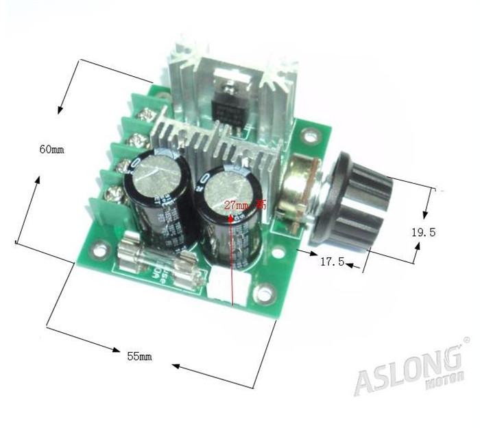 Dc12-40v、 k20調速機dcモータ、 ギアモーター調速機、 モーター速度制御ボード仕入れ・メーカー・工場