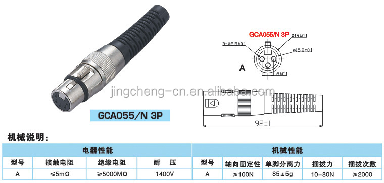 gca055xlrコネクタ仕入れ・メーカー・工場