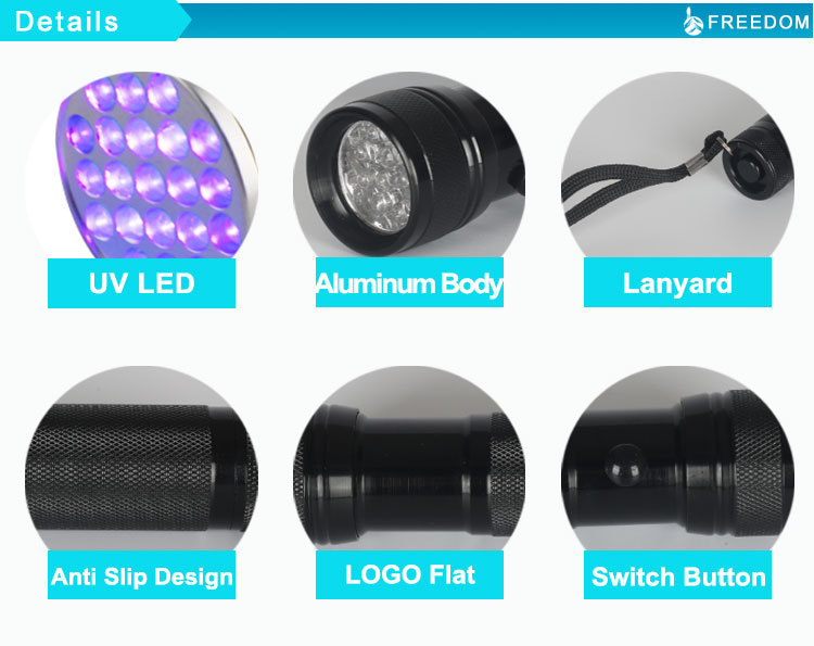 完全に365nmの品揃えの尿検出器に12400nmのuvleduv懐中電灯仕入れ・メーカー・工場