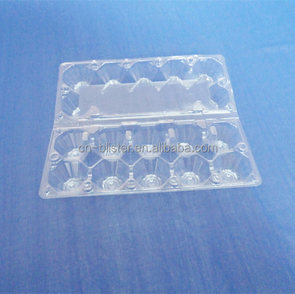 明確なポリ塩化ビニール15細胞卵トレイ卵トレイ15細胞クラムシェルボックス用のプラスチック包装箱の卵仕入れ・メーカー・工場