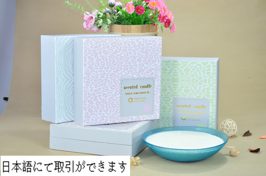 新しいデザイナー 大豆キャンドル蜜蝋 ガラスボトルで問屋・仕入れ・卸・卸売り